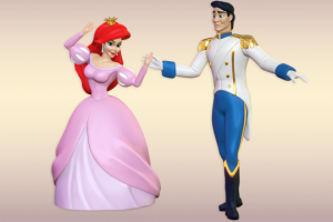 Принцесса и принц.