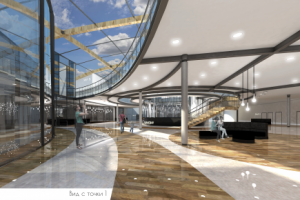 Дизайн вестибюля мультиплекса