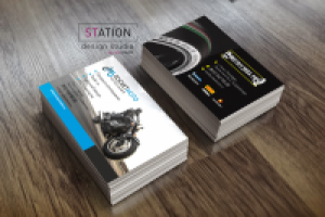 Визитные карточки для мотосалона