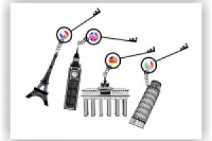 брелоки с достопримечательностями