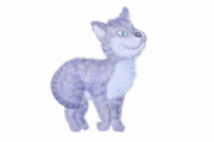 Сиреневый кот