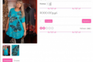 Наполнение интеррнет магазина женской одежды