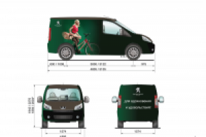 Конкурсный дизайн запечатки веломашины для Пежо