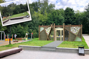 Визуализация здания аттракциона