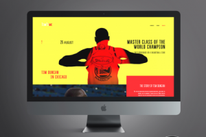 Лэндинг мастер-класса от чемпиона мира по баскетболу