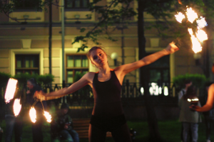 Фаершоу на чистых прудах