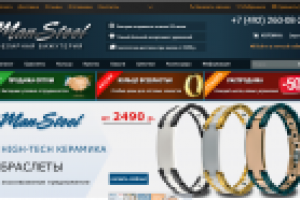 Интернет магазин для webgefest