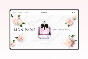 Промо-сайт для духов