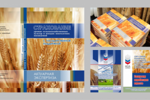 Обложка книги, листовки для национального союза агростраховщиков