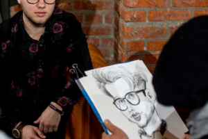 Шаржист на праздник