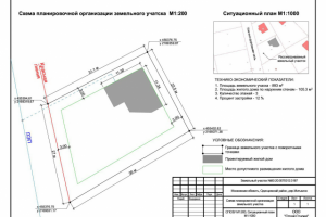 Схема планировочной организации земельного участка (СПОЗУ)