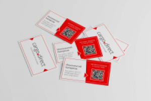 визитка для сервиса в сфере логистики