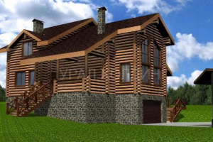 Проект деревянного дома №1