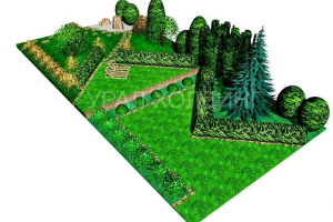 Проект ландшафтного дизайна в Березовском