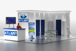 выставочный стенд для компании "Атлант"