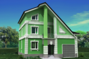 визуализация коттеджа пос.Вишняковские дачи,Ногинский р-он.