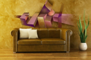 роспись гостинной