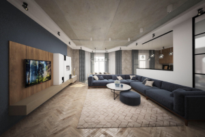 Дизайн-проект интерьера в современном стиле