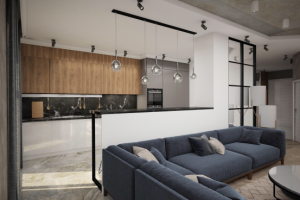 Дизайн-проект интерьера в современном стиле