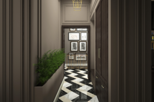 Дизайн-проект бара с игровыми комнатами