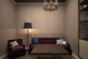 Дизайн-проект бара с игровыми комнатами