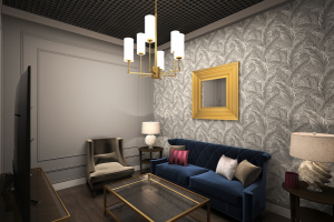 Дизайн-проект бара с игровыми комнатами