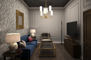 Дизайн-проект бара с игровыми комнатами