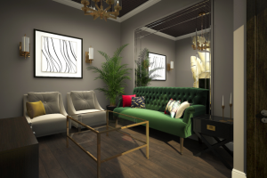 Дизайн-проект бара с игровыми комнатами