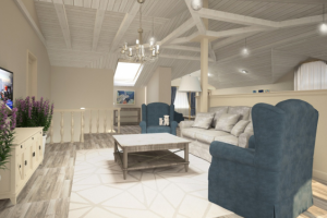 Концепция мансардного помещения