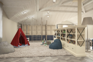 Концепция мансардного помещения