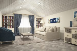 Концепция мансардного помещения