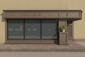 Разработка фасада для бара, г. Владикавказ