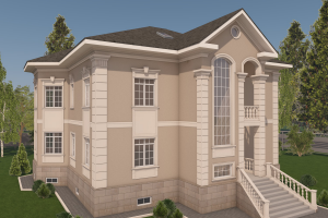 Дизайн-проект фасада дома