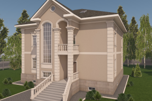 Дизайн-проект фасада дома