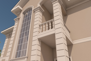 Дизайн-проект фасада дома