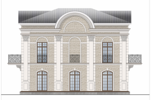 Разработка фасада в коттеджном поселке "Северный Версаль"