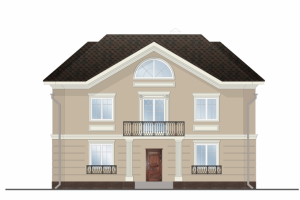 Дизайн-проект фасада дома в Тярлево