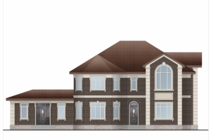 Дизайн-проект фасада дома в Стрельне