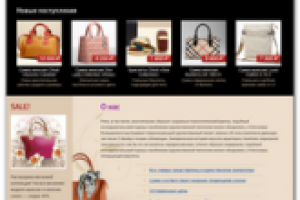 Верстка проекта «STYLE-BAGS»