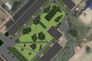 3D визуализация проекта застройки ЖК