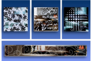 Матовые рисунки на зеркале