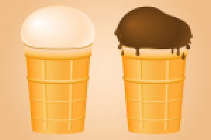 Мороженое в стаканчиках