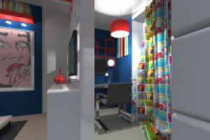 Дизайн интерьера поп-арт/2