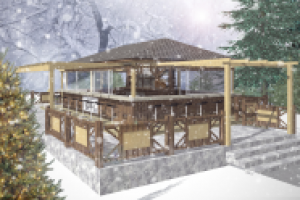 Экстерьер пляжного бара