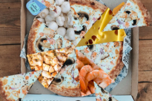 Анимация состава пиццы