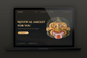 Website for Masks Shop