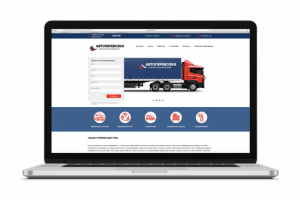 Сайт транспортной компании "Автоперевозки"