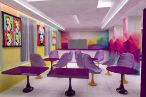 кафе в стиле поп-арт