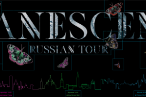 Айдентика гастролей по России "Evanescence"