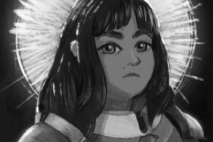 Девушка - рыцарь